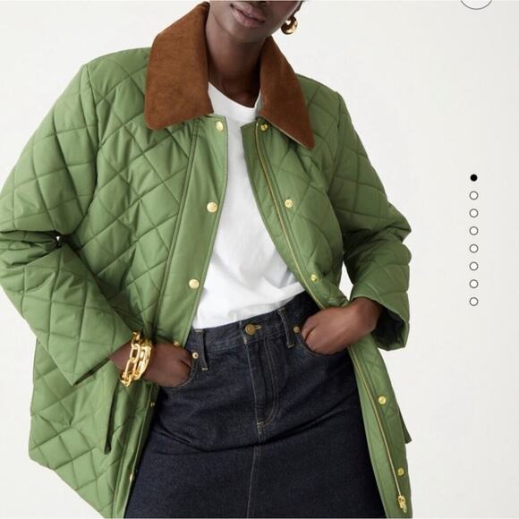 J. Crew Heritage Quilted Barn Jacket with Primaloft, size M, NWT - Picture 1 of 13